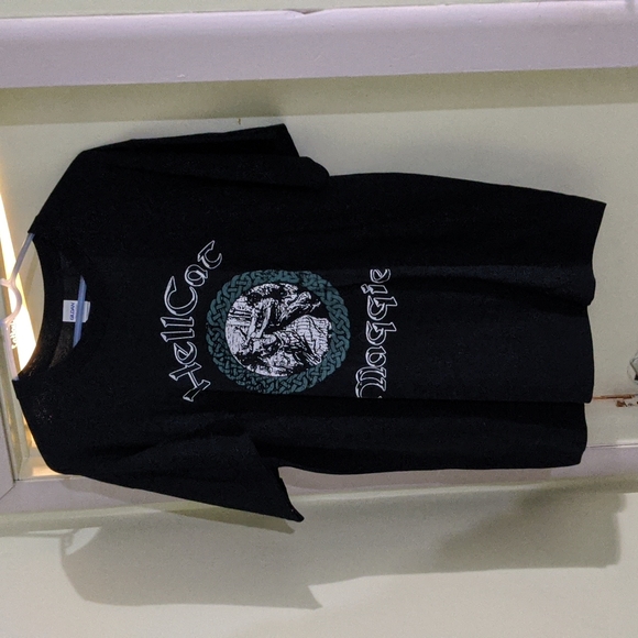 Hellcat Maggie Tops Hellcat Maggie Irish Band T Shirt Rock Black